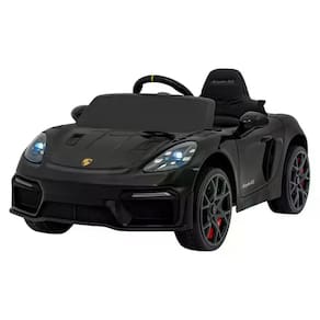 Carro Elétrico Infantil Porsche Spyder 718 RS 12V Preto Bel