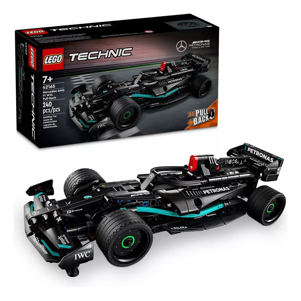 Lego Technic 42165 Mercedes AMG F1 W14 Pull Back 240 peças