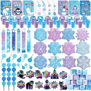 Conjunto de papelaria BenLouis Frozen, 108 unidades, caderno, lápis, régua
