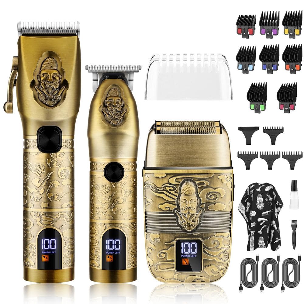 Conjunto de aparador de cabelo Lanumi Professional para homens