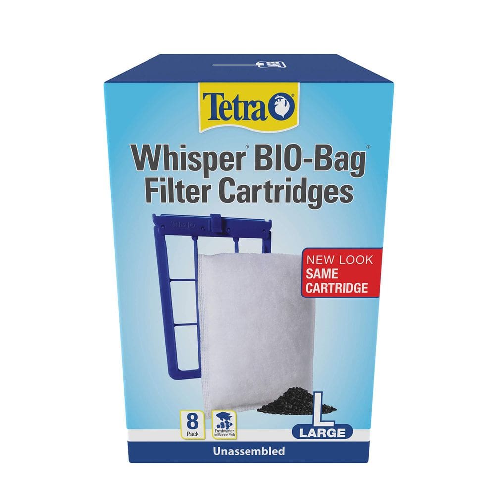 Cartuchos de filtro Tetra Whisper Bio-Bag 8 unidades para aquários