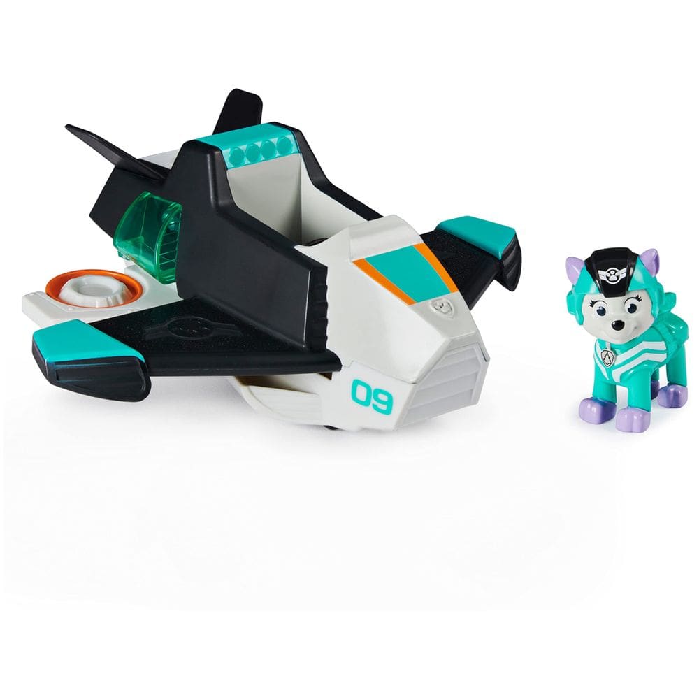 Veículo de brinquedo Paw Patrol Jet para resgatar o Everest com luz