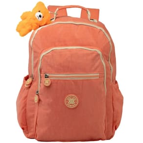 Mochila Trendy - com Chaveiro de Ursinho Laranja XERYUS IMPORTACAO E