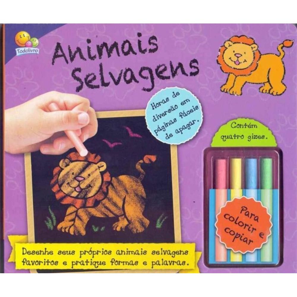 Quadro de Giz - Animais Selvagem