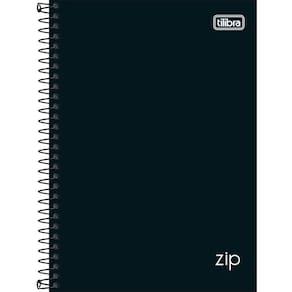 Caderno 1-4 Pequeno Zip Tilibra Capa Dura - 160 Folhas