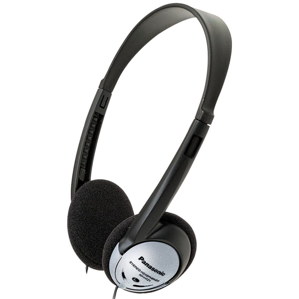 Fones de ouvido Panasonic RPHT21 leves com XBS preto