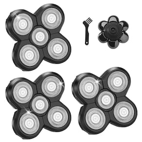 Lâminas de reposição para o barbeador de cabeça Wanocean 5-Blade 3 PCS