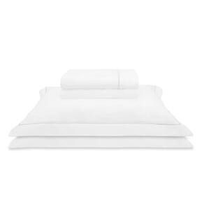 Jogo De Cama King 300 Fios Lazio - Kacyumara Branco