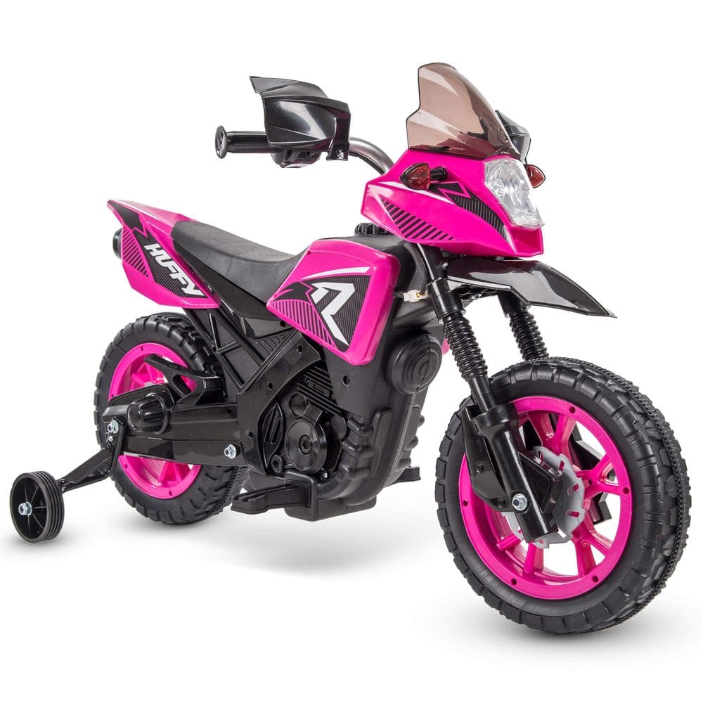 Pilote a motocicleta Huffy para crianças de 2 a 5 anos 6V com treinamento Wh