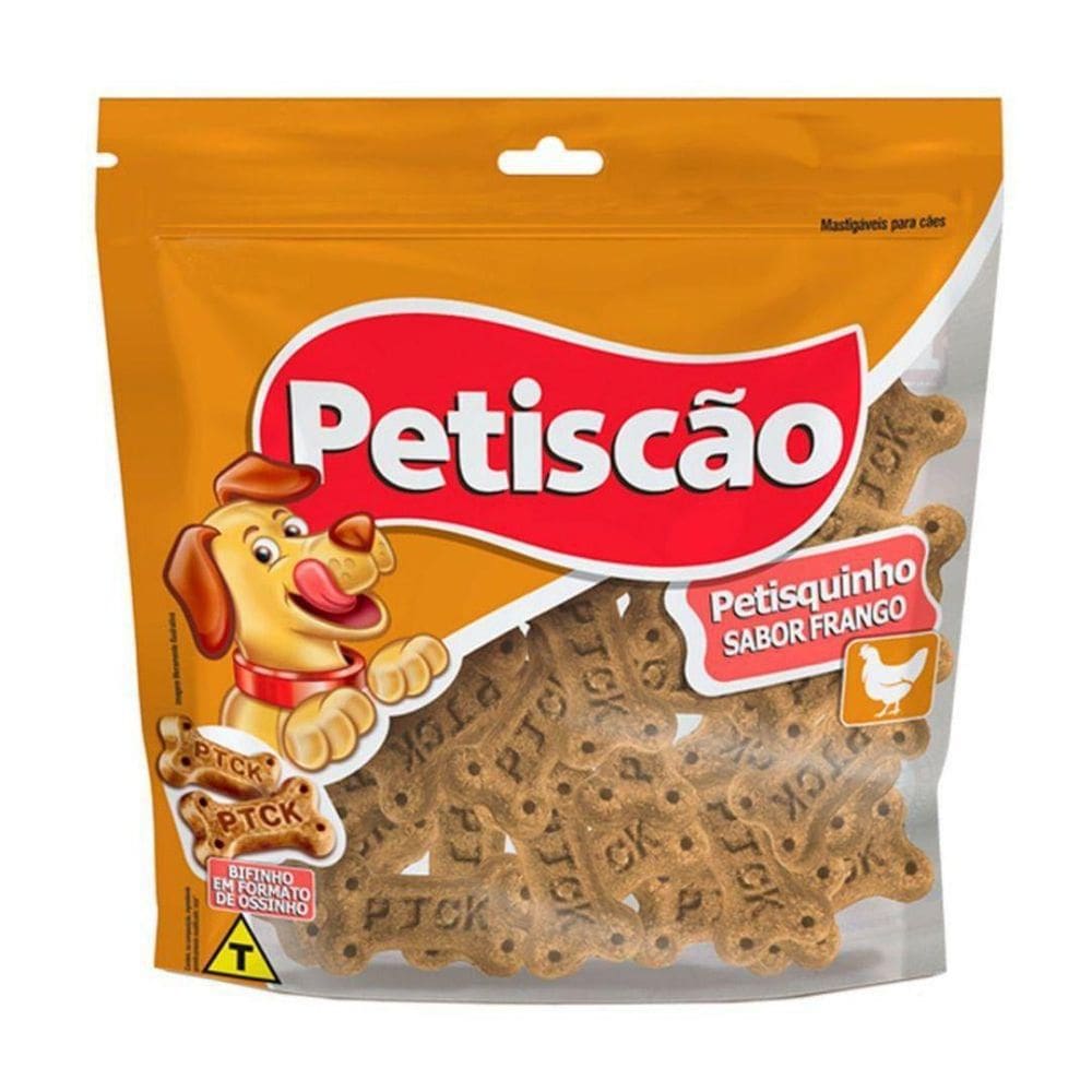 Petiscão Petisquinho De Frango 60G - Caixa Com 24 Pacotes
