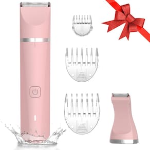 Aparador de biquíni RAXMETRY, barbeador elétrico impermeável para mulheres