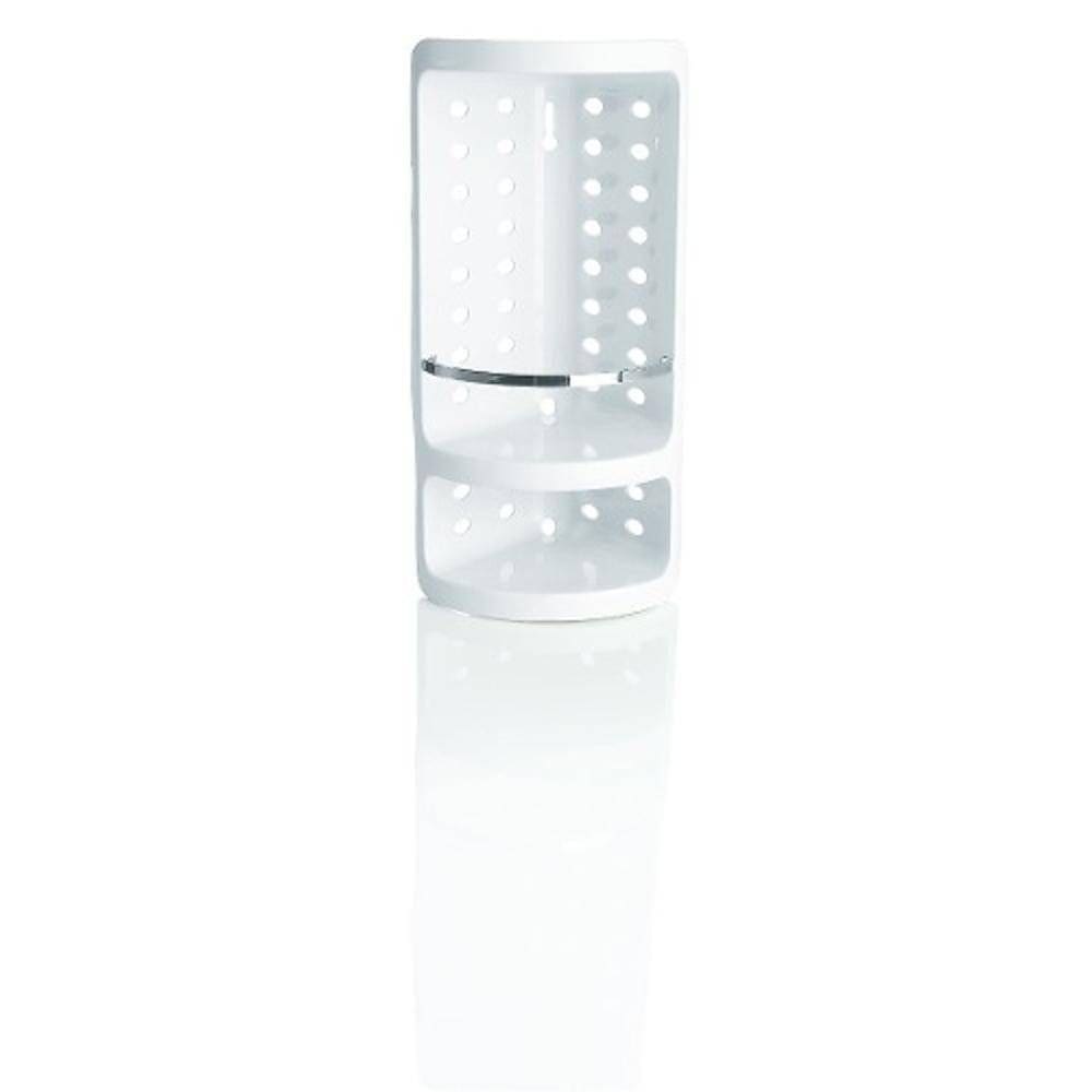 Suporte de canto box banheiro shampoo sabonete Branco Ou