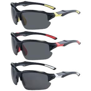 Kit 3 Óculos De Sol Esportivo Masculino Polarizado Com Proteção 400UV