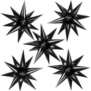 Balão TOTAFAM Black Star 12 Point Foil Cone x60 Wedding