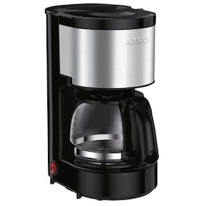Cafeteira Eletrica Arno 12 Xicaras 650W - Inox/Preta 127V