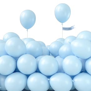 Balões PartyWoo Pastel Blue 5 polegadas 50 peças para decoração