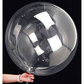Balões Bubble Aredpoook Bobo 36 polegadas transparentes x4