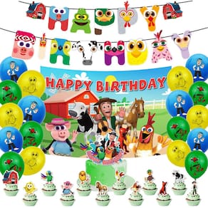 Conjunto de decoração de festa La Granja De Zenon Birthday Party