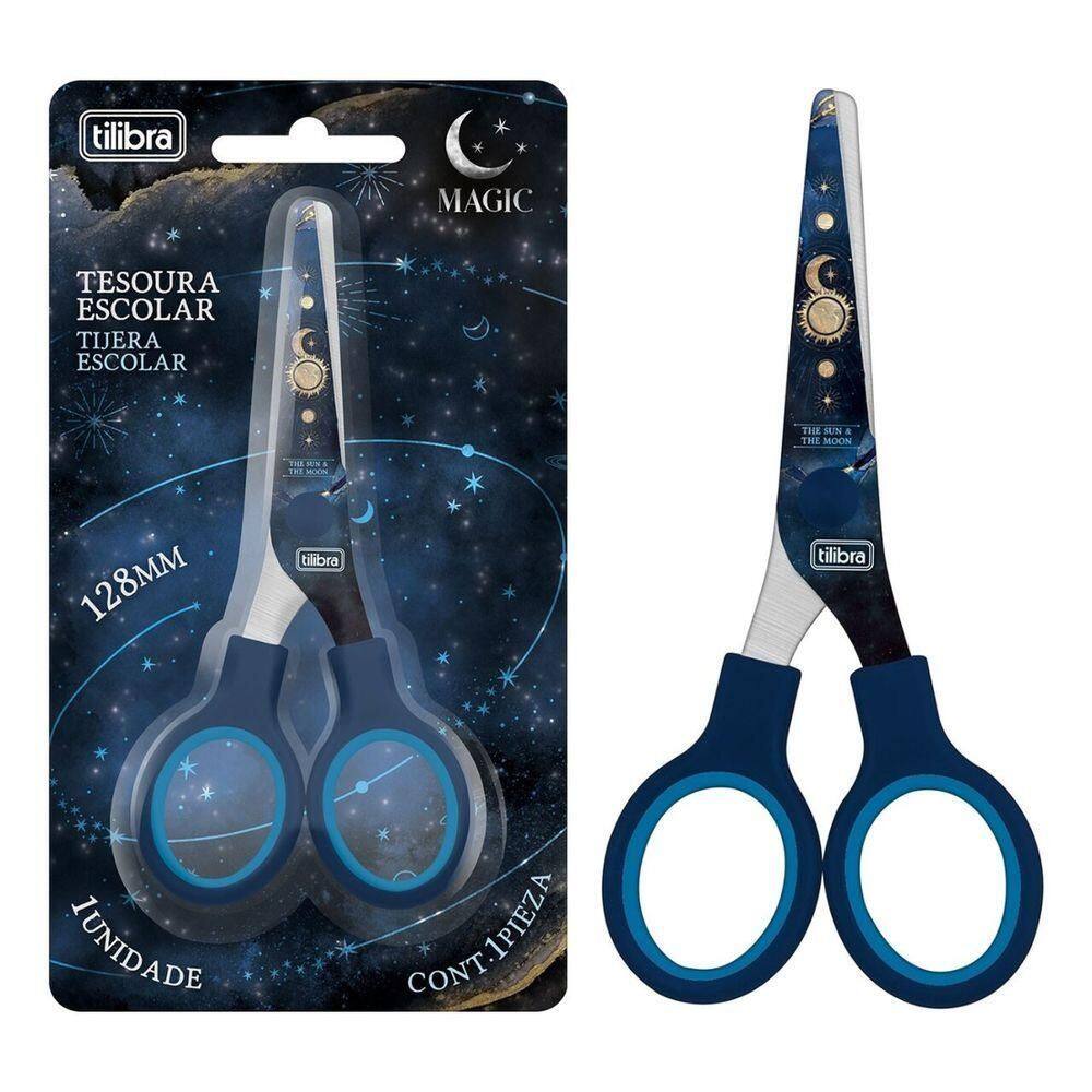 Tesoura Escolar Magic Tilibra - 128mm