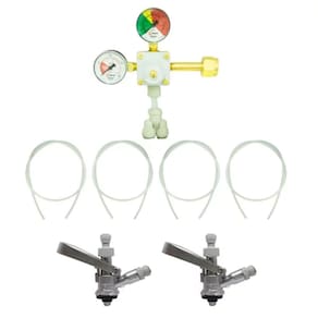 Kit Extração de Chopp com engate rápido 2 torneiras