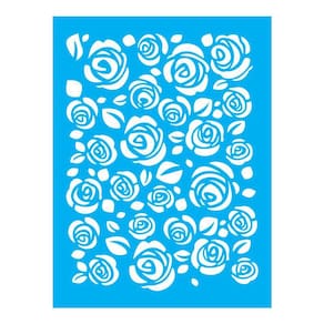 Stencil Tamako Rosas - 15X20Cm - Ref A3106