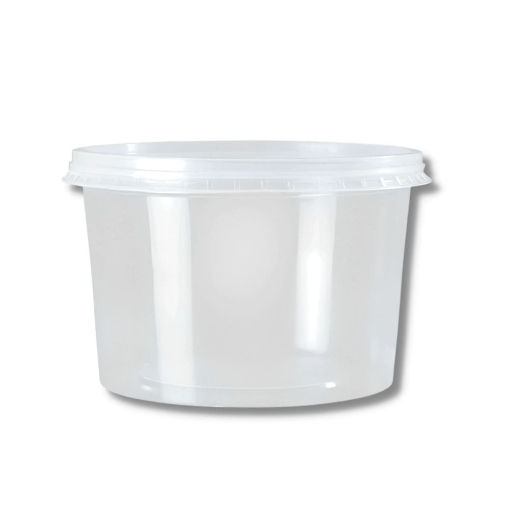 4 Pcts Kit Pote E Tampa 140 Ml Redondo  C/25 Un (Rioplastic)