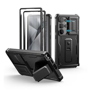 Capa Dexnor para Samsung Galaxy S25 Ultra com capa de câmera deslizante