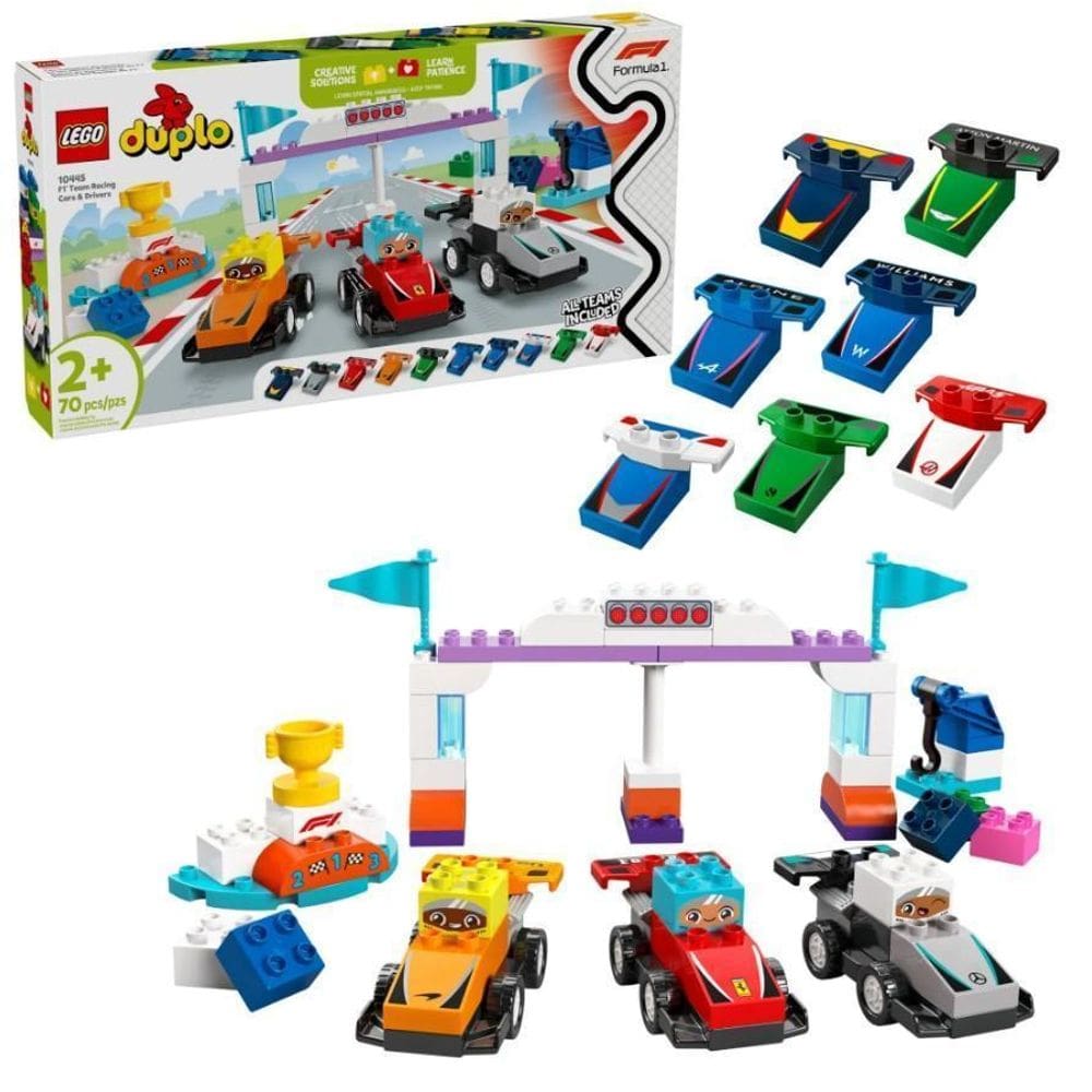 Lego Duplo 10445 Carros E Pilotos Formula1