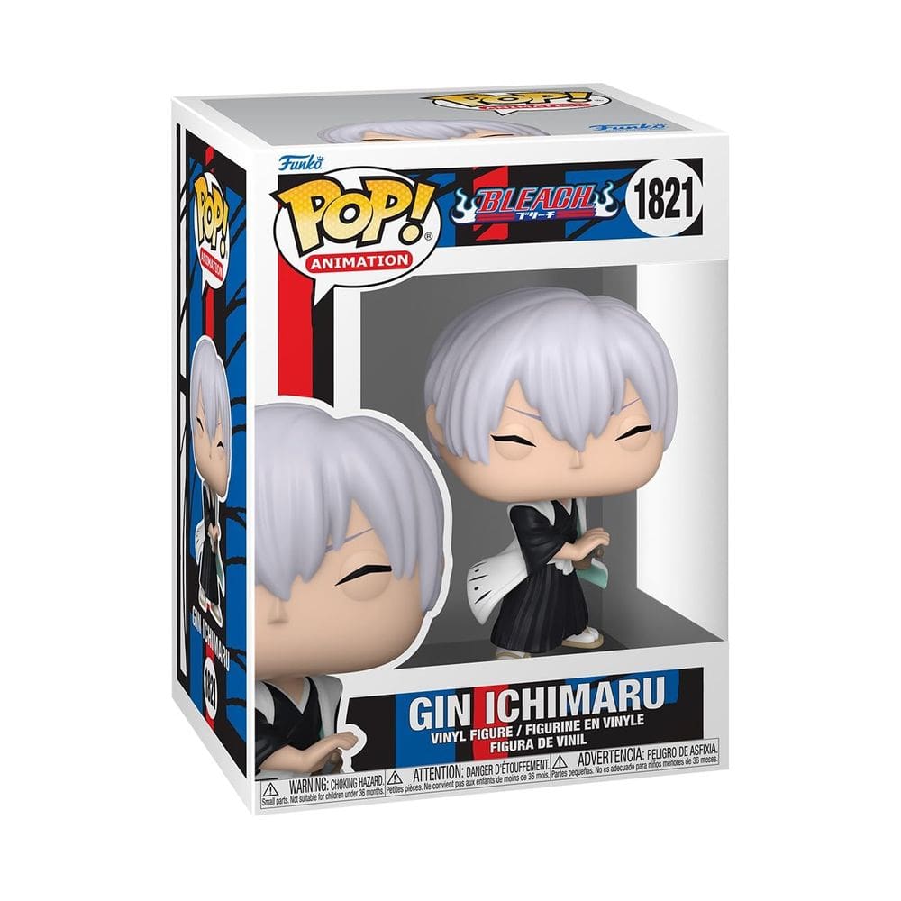 Boneco de vinil Funko POP Animation Bleach Gin Ichimaru 10cm