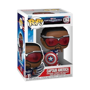 Boneco de vinil Funko POP Marvel Capitão América Admirável Mundo Novo