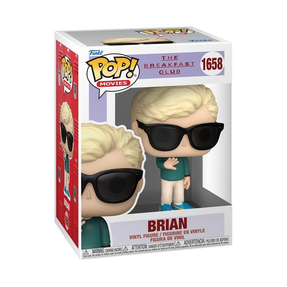 Boneco de vinil Funko POP Movies The Breakfast Club Brian Johnson