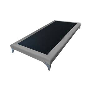 Cama Oriental Premium Solteiro Veludo Cinza