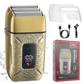 Barbeador elétrico Dumite à prova d`água com display LED para homens