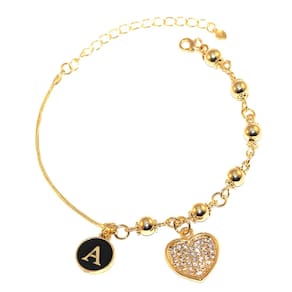 Pulseira Festa Madrinhas Lembrancinha Inicial Folheado 18k