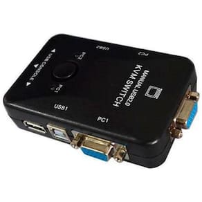 Switch Kvm Global Kvm21Ua Com Usb 2.0 Com 2 Saidas Vga