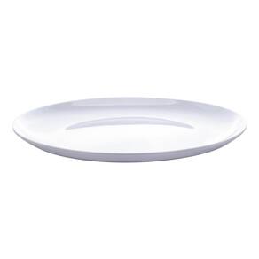 Prato Raso de Melamina Milão Branco 25,5cm - Lyor