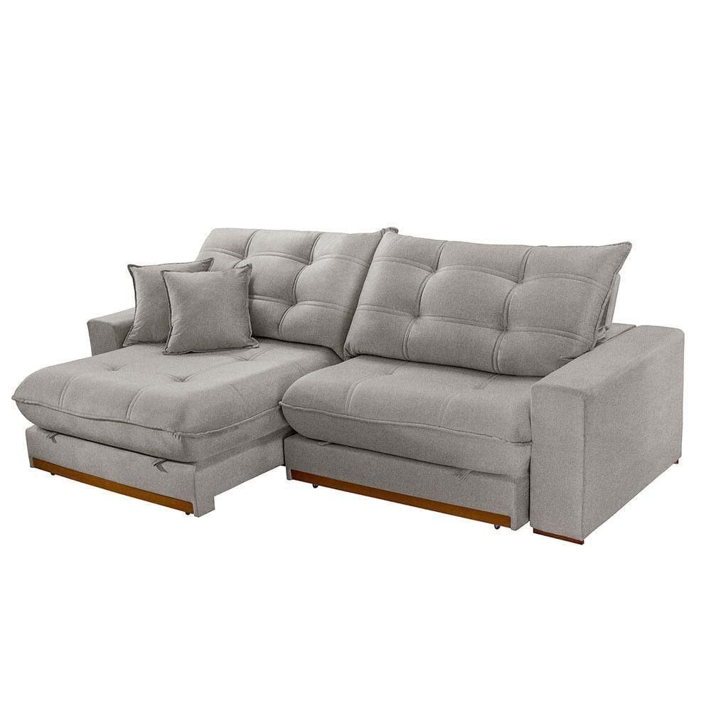 Sofá Duque Dois Módulos De 120cm B25cm Meu Sofá Online A230 Linho Cinza