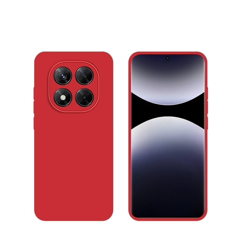 Capa Protetora para Redmi Note 14 Pro 5G / POCO X7, Vermelho
