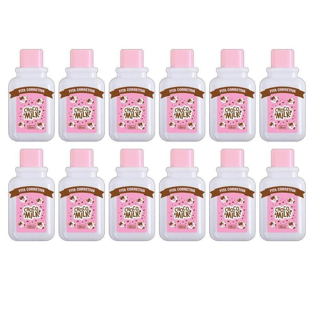Fita Corretiva Chocomilk Tilibra - 5mx5mm C- 12 Unidades