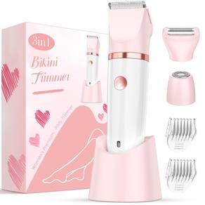 Aparador de biquíni Bazivve Electric Razor Shaver para mulheres