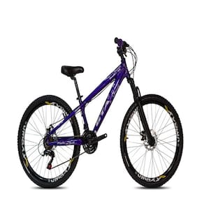 Bicicleta Aro 26 Freeride Gta Rebel Roxa  Câmbios  shimano 21 Velocidades Aro Vmaxx