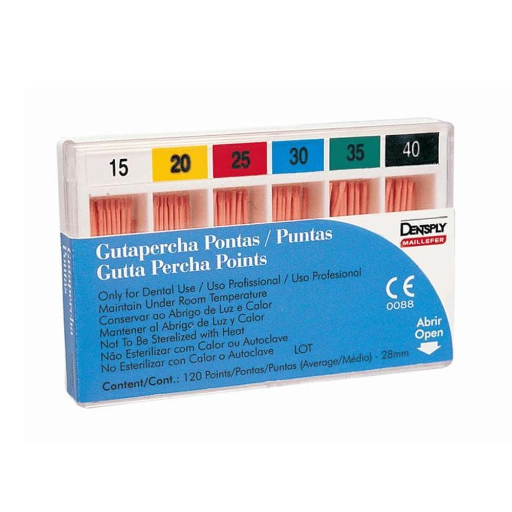 Cone De Guta Percha 15/40 Com 120 - Dentsply