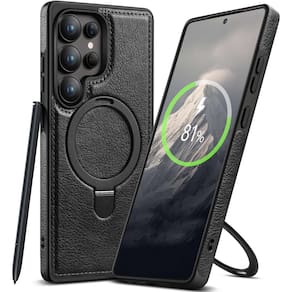 Capa de telefone VAUSERDY Magnetic Leather para Samsung S25 Ultra