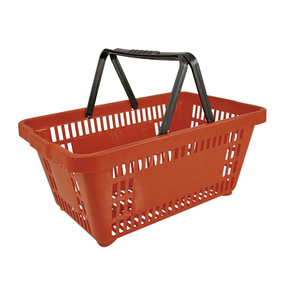Cesto Plástico Vermelho