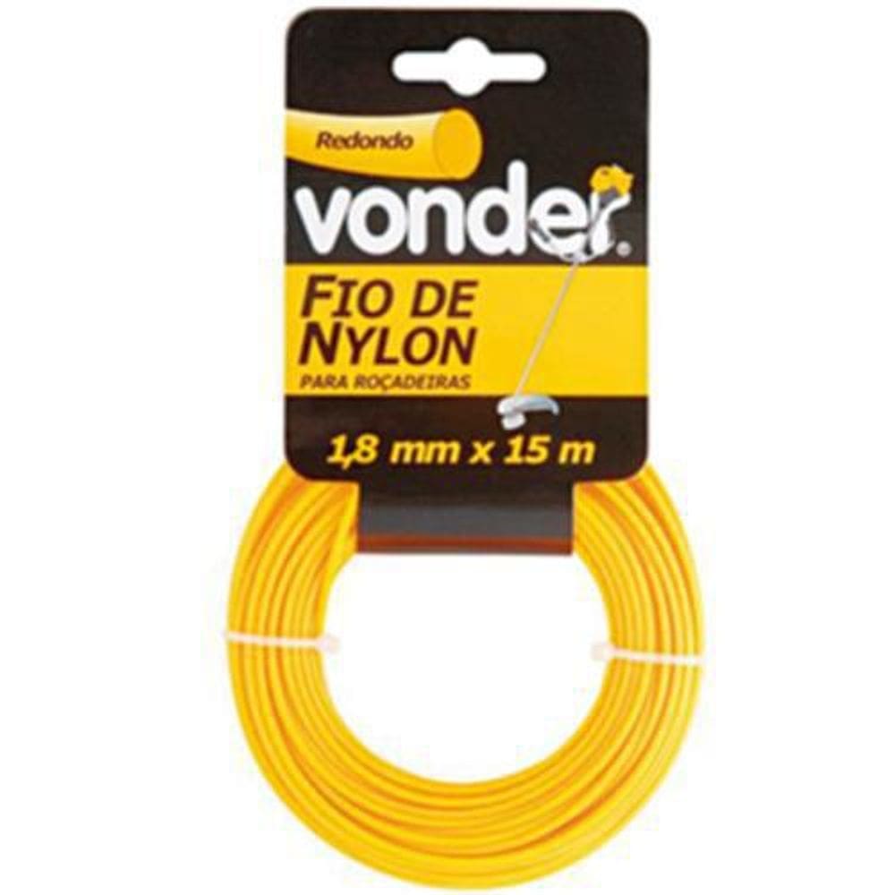 Fio De Nylon 1,8Mm X  15M Redondo