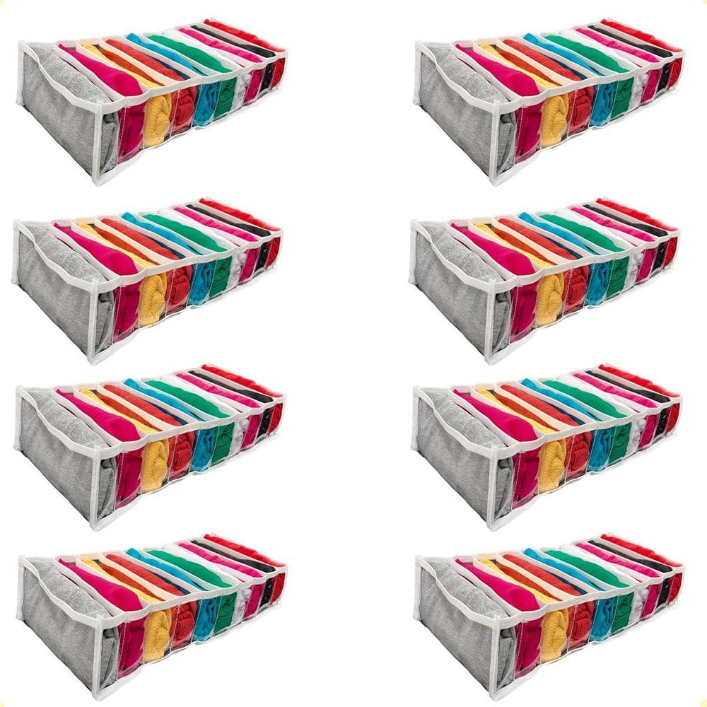 Kit 8 Colmeia Organizadora De Gavetas Transp. 10 Nichos M