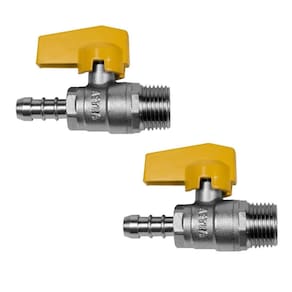 Kit 2 Registro Válvula Esférica Rm 1/2`` Com Espigão Pex Gás