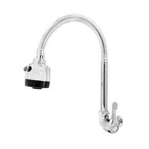 Torneira Flexível Gourmet Parede Jr 1/4 Volta Metal Cromado