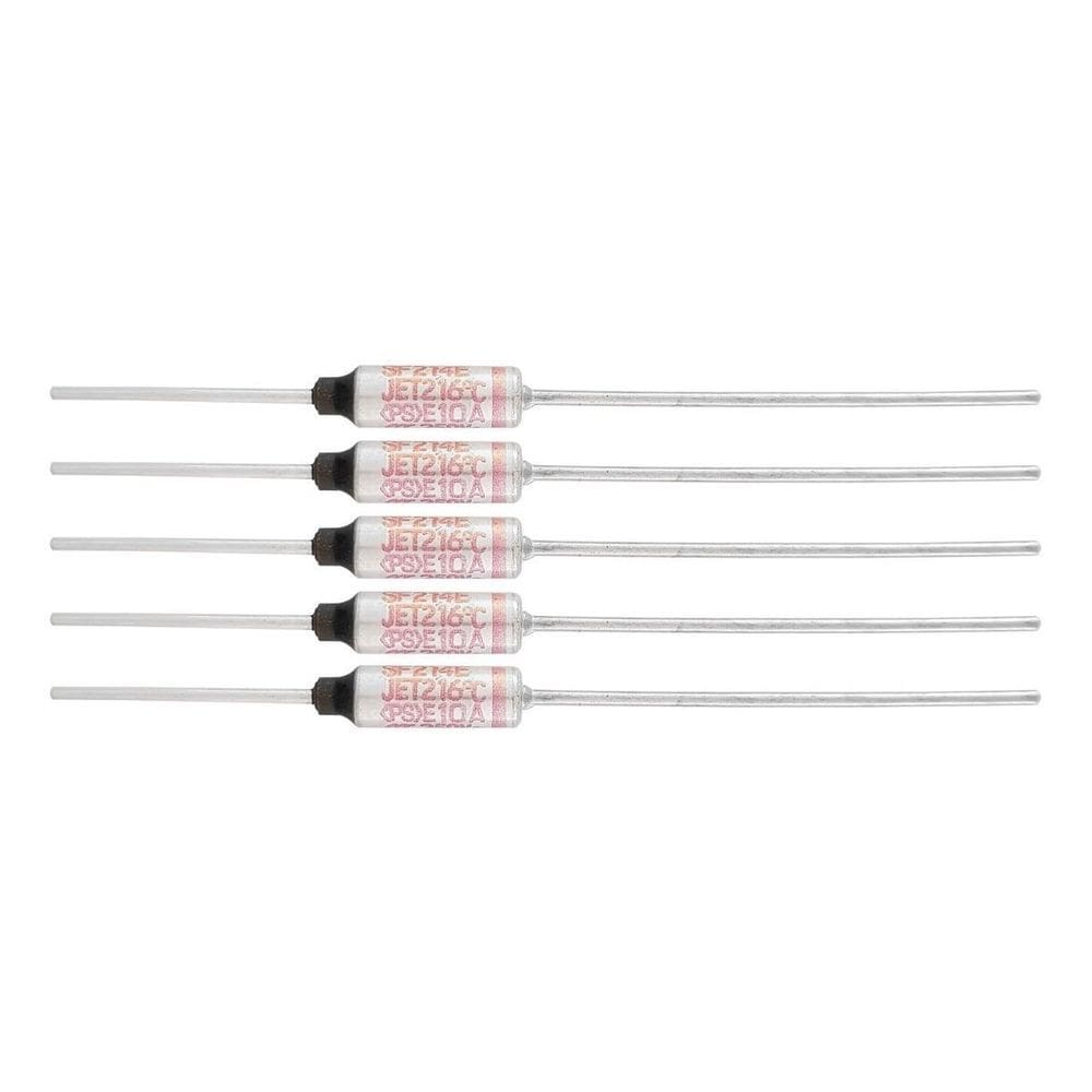 5 Fusível Térmico 216C 10A 250V Cafeteira Panela 216 Graus