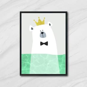 Quadro Sea Bear Ii 24X18Cm 001